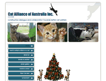 Tablet Screenshot of catallianceaustralia.org